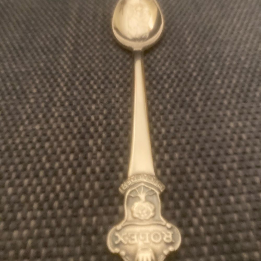 Rolex Silver Decorative Spoon
